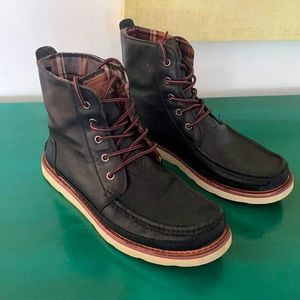 Toms Searcher boots leather black 9